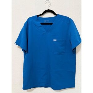 FIGS Technical Collection Medical Scrub Top, Women's Blue,‎ Healthcare
